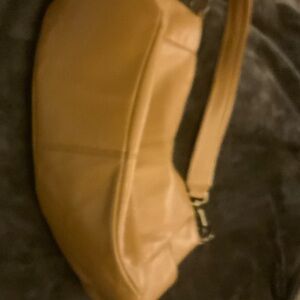 HOBO Tan Leather Shoulder Bag